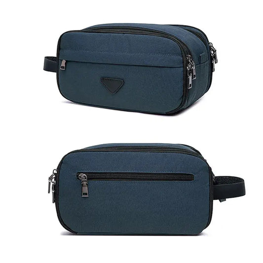 Trousse toilette homme bleue – Toile imperméable voyage TroussesToilette
