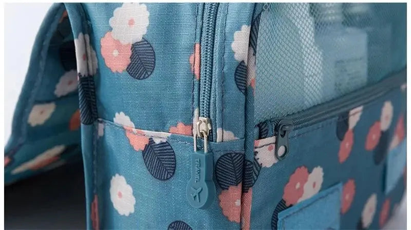 Multifunctional Travel Hook Wash Bag Cosmetics Storage Bag Waterproof Toiletries Beauty Organizer Ladies Bathroom Storage Bag TroussesToilette