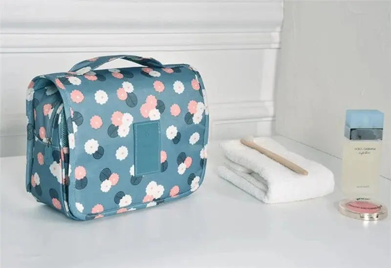 Multifunctional Travel Hook Wash Bag Cosmetics Storage Bag Waterproof Toiletries Beauty Organizer Ladies Bathroom Storage Bag TroussesToilette