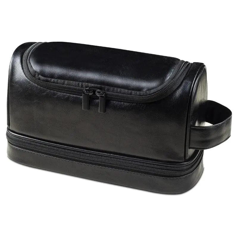 Trousse toilette homme XL noire suspendue – Élégante voyage TroussesToilette
