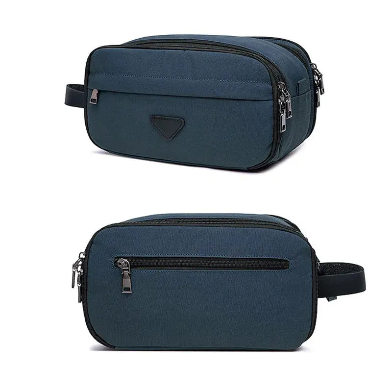 Trousse toilette homme bleue – Toile imperméable voyage TroussesToilette