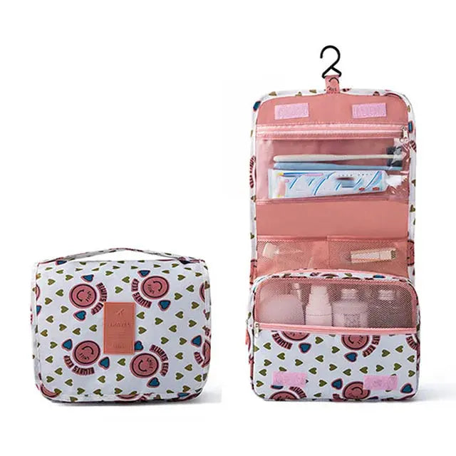 Multifunctional Travel Hook Wash Bag Cosmetics Storage Bag Waterproof Toiletries Beauty Organizer Ladies Bathroom Storage Bag TroussesToilette