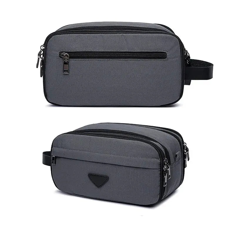Trousse toilette homme grise – Toile étanche week-end TroussesToilette
