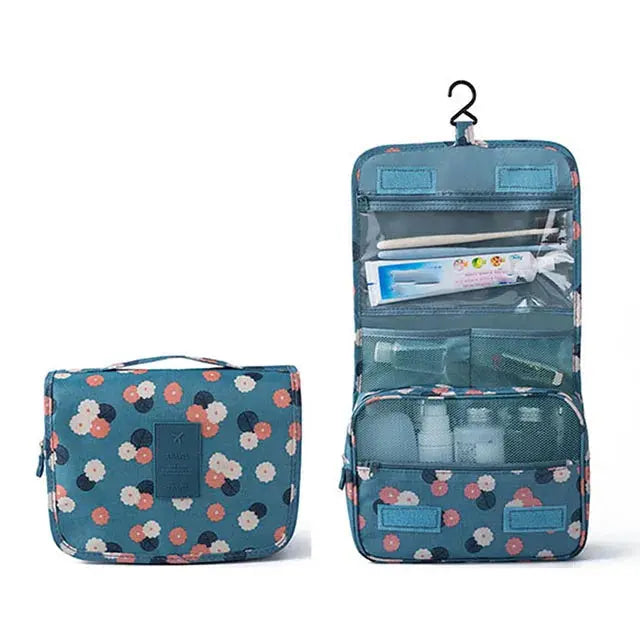 Multifunctional Travel Hook Wash Bag Cosmetics Storage Bag Waterproof Toiletries Beauty Organizer Ladies Bathroom Storage Bag TroussesToilette