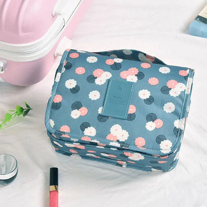 Multifunctional Travel Hook Wash Bag Cosmetics Storage Bag Waterproof Toiletries Beauty Organizer Ladies Bathroom Storage Bag TroussesToilette