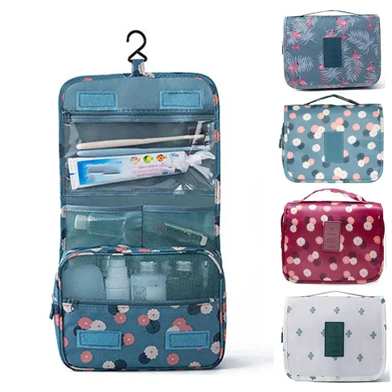 Multifunctional Travel Hook Wash Bag Cosmetics Storage Bag Waterproof Toiletries Beauty Organizer Ladies Bathroom Storage Bag TroussesToilette