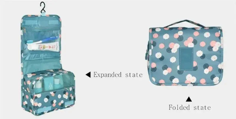 Multifunctional Travel Hook Wash Bag Cosmetics Storage Bag Waterproof Toiletries Beauty Organizer Ladies Bathroom Storage Bag TroussesToilette