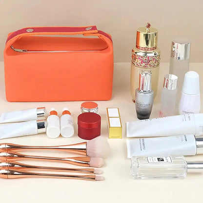 Trousse maquillage rose poudré femme – Tissu toile – Sac & voyage TroussesToilette